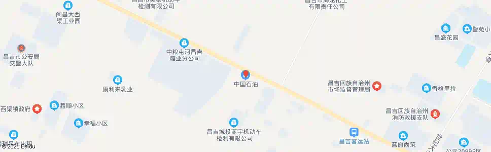 昌吉北方加油站_公交站地图_昌吉公交_妙搜公交查询2025