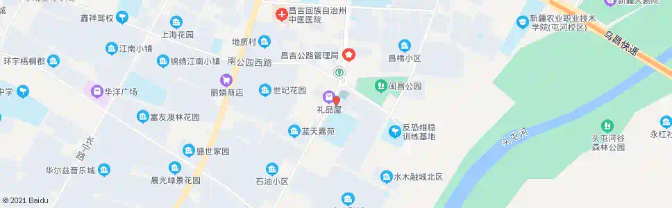 昌吉延南菜市场_公交站地图_昌吉公交_妙搜公交查询2025