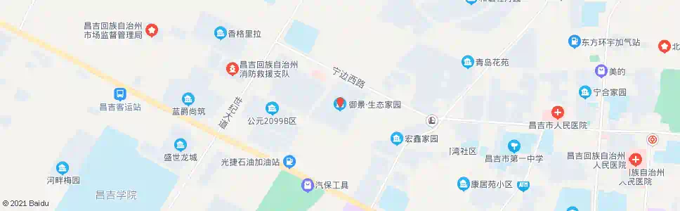 昌吉御景生态家园_公交站地图_昌吉公交_妙搜公交查询2025