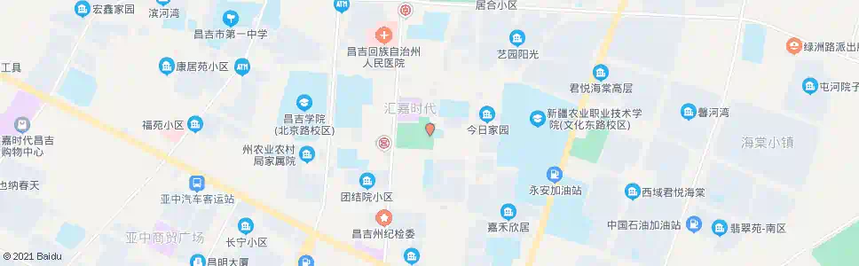 昌吉亚心广场_公交站地图_昌吉公交_妙搜公交查询2025