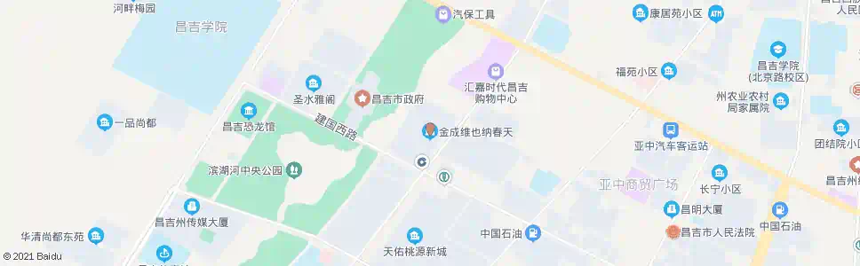 昌吉金城维也纳_公交站地图_昌吉公交_妙搜公交查询2025