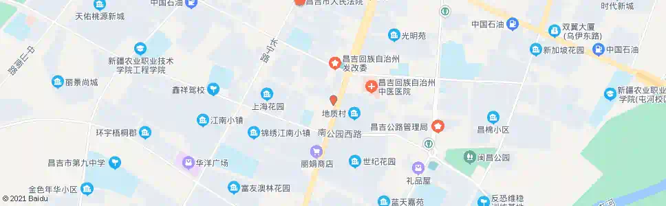 昌吉一监区_公交站地图_昌吉公交_妙搜公交查询2025