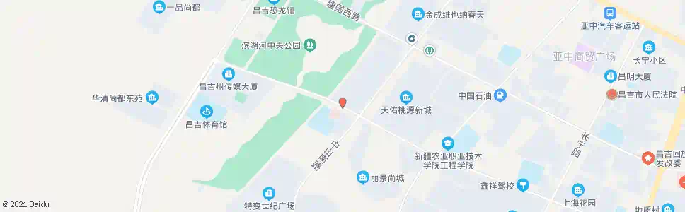 昌吉南公园西路_公交站地图_昌吉公交_妙搜公交查询2025