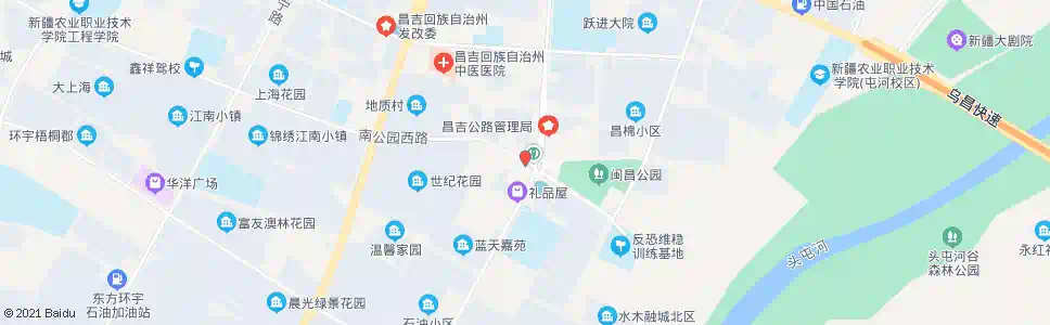 昌吉文化宫_公交站地图_昌吉公交_妙搜公交查询2025