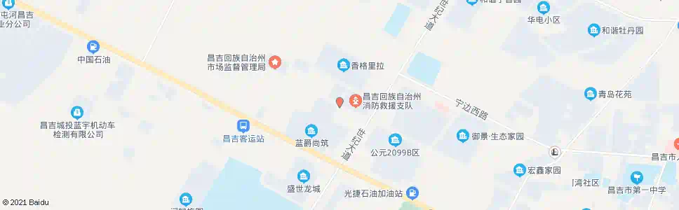 昌吉中山路办事处_公交站地图_昌吉公交_妙搜公交查询2025