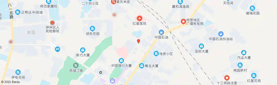 哈密千禧花园_公交站地图_哈密公交_妙搜公交查询2025