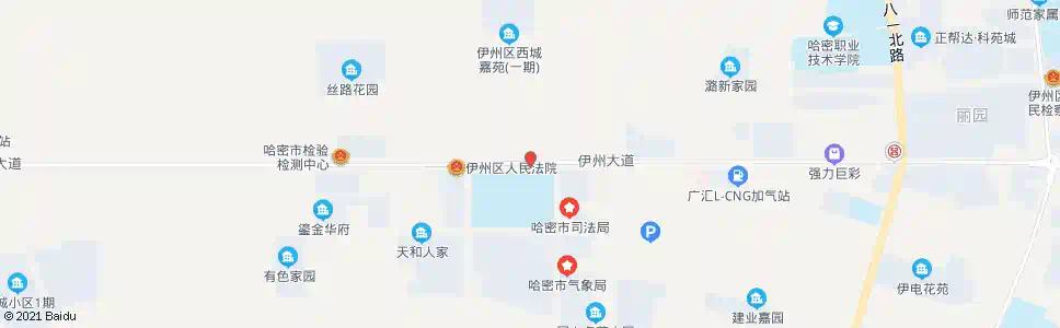 哈密二中_公交站地图_哈密公交_妙搜公交查询2025