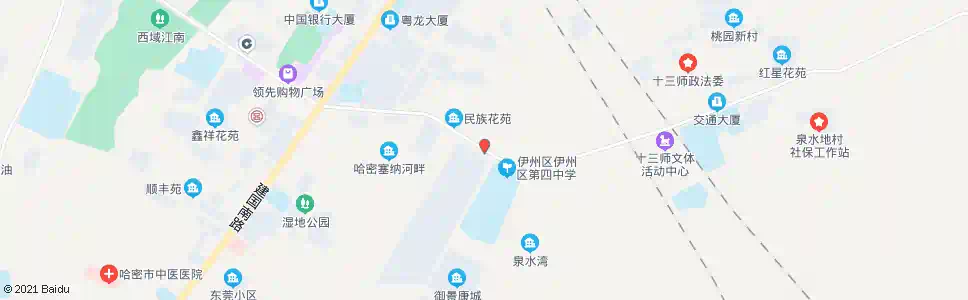 哈密四中_公交站地图_哈密公交_妙搜公交查询2025