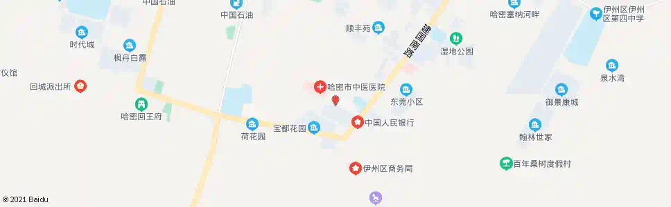 哈密中医院_公交站地图_哈密公交_妙搜公交查询2025