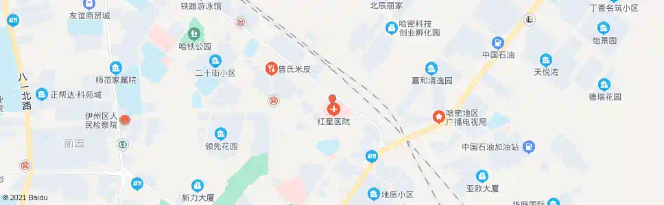 哈密红星医院_公交站地图_哈密公交_妙搜公交查询2025