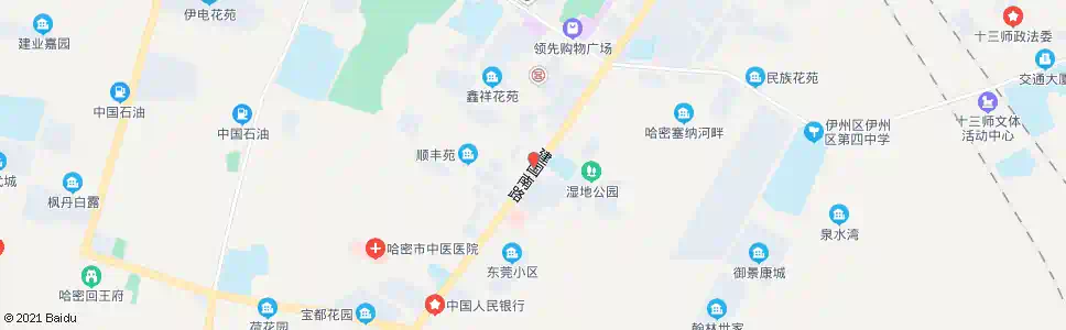 哈密养路段家属院_公交站地图_哈密公交_妙搜公交查询2025