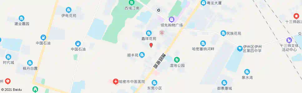 哈密大十字_公交站地图_哈密公交_妙搜公交查询2025