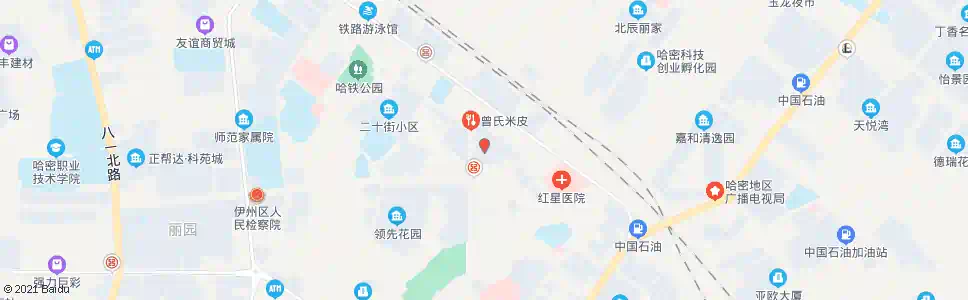 哈密融合小区_公交站地图_哈密公交_妙搜公交查询2025