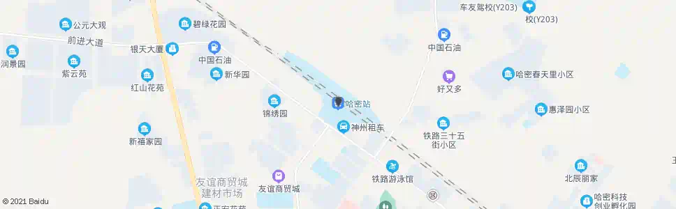 哈密制药厂_公交站地图_哈密公交_妙搜公交查询2025