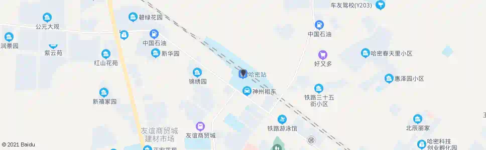 哈密迎宾馆_公交站地图_哈密公交_妙搜公交查询2025