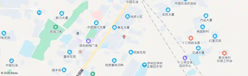 哈密阿牙小区_公交站地图_哈密公交_妙搜公交查询2025