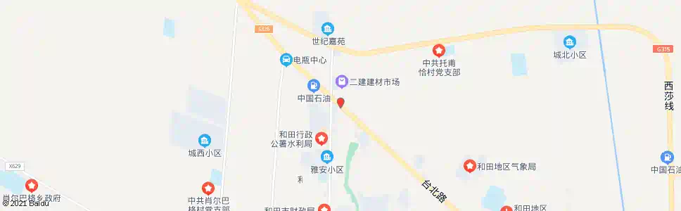 和田二建_公交站地图_和田公交_妙搜公交查询2025