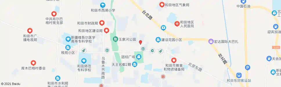 和田怡苑宾馆_公交站地图_和田公交_妙搜公交查询2025