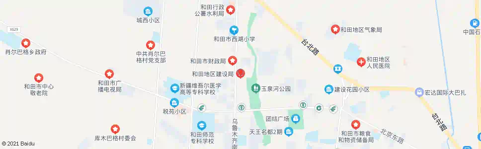 和田建设局_公交站地图_和田公交_妙搜公交查询2025