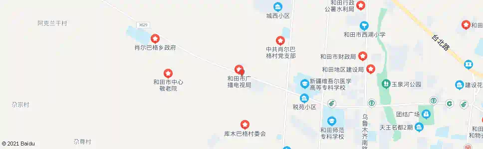 和田政治学校_公交站地图_和田公交_妙搜公交查询2025