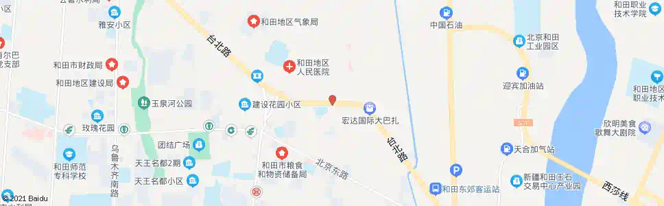 和田大巴扎_公交站地图_和田公交_妙搜公交查询2025