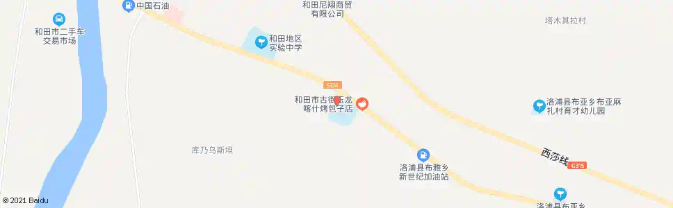 和田玉龙喀什镇政府_公交站地图_和田公交_妙搜公交查询2025