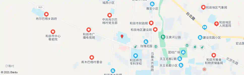 和田新疆维吾尔医学高等专科学校_公交站地图_和田公交_妙搜公交查询2025
