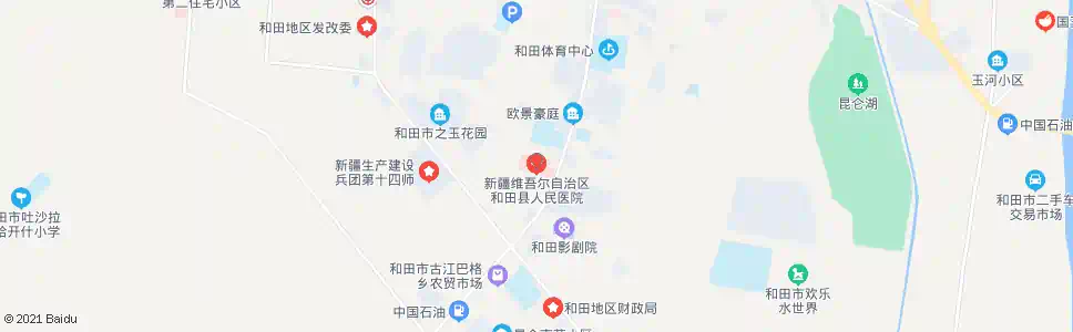和田县医院_公交站地图_和田公交_妙搜公交查询2025
