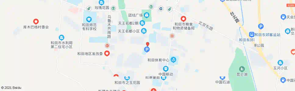 和田加油站(阿恰勒西路)_公交站地图_和田公交_妙搜公交查询2025