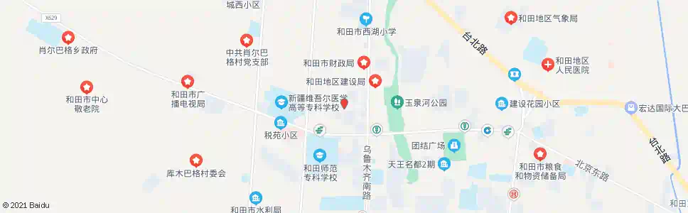 和田幼儿园_公交站地图_和田公交_妙搜公交查询2025