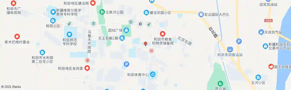 和田二小_公交站地图_和田公交_妙搜公交查询2025