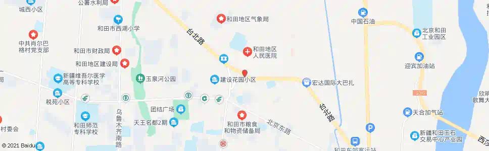 和田阿提巴扎_公交站地图_和田公交_妙搜公交查询2025