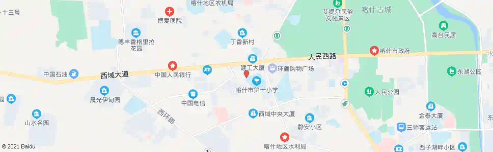 喀什南建司_公交站地图_喀什公交_妙搜公交查询2025