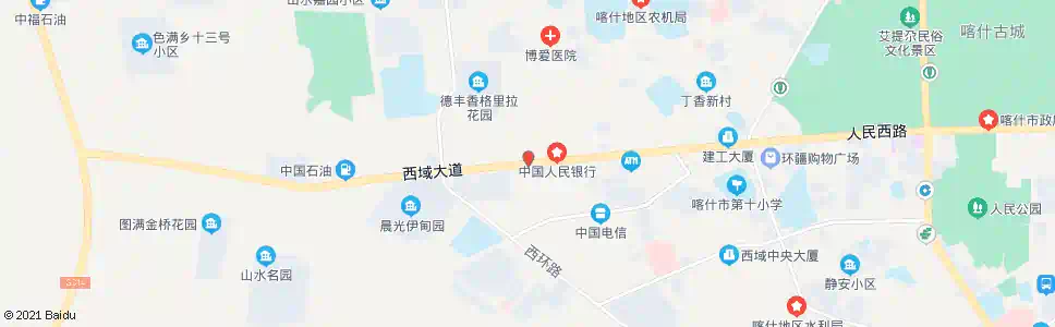 喀什四支队_公交站地图_喀什公交_妙搜公交查询2025