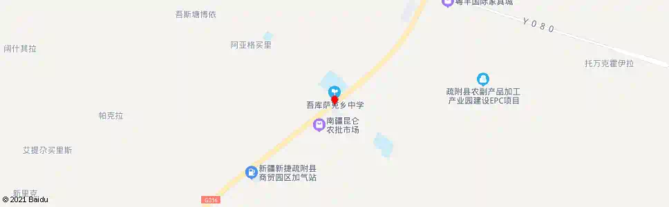 喀什中学_公交站地图_喀什公交_妙搜公交查询2025