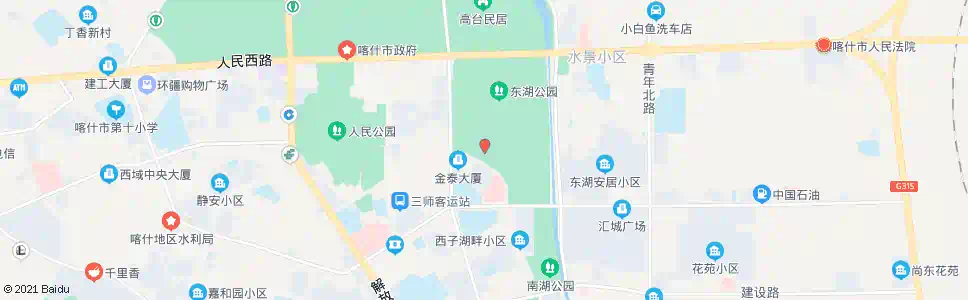 喀什东湖公园_公交站地图_喀什公交_妙搜公交查询2025