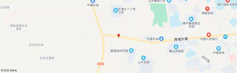 喀什荒地乡四村_公交站地图_喀什公交_妙搜公交查询2025