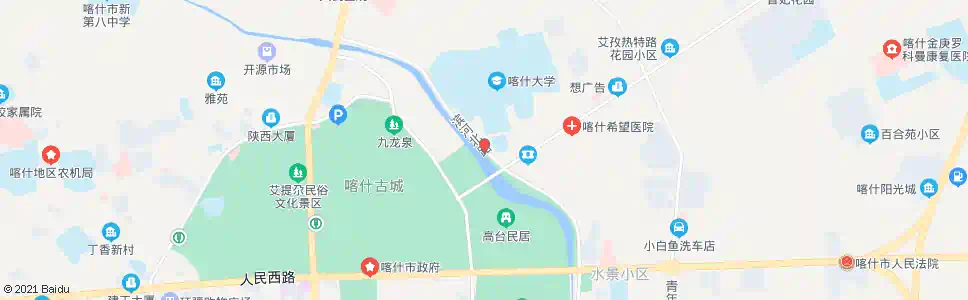 喀什哈木巴扎_公交站地图_喀什公交_妙搜公交查询2025