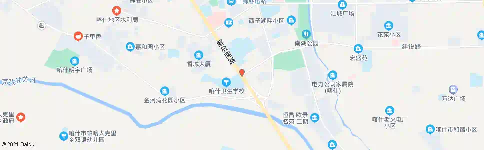 喀什修理厂(解放南路)_公交站地图_喀什公交_妙搜公交查询2025