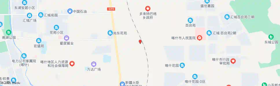 喀什阿喀什乡二村_公交站地图_喀什公交_妙搜公交查询2025