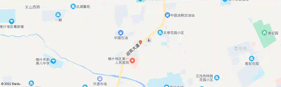 喀什交通处_公交站地图_喀什公交_妙搜公交查询2025