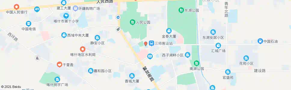 喀什十二小_公交站地图_喀什公交_妙搜公交查询2025