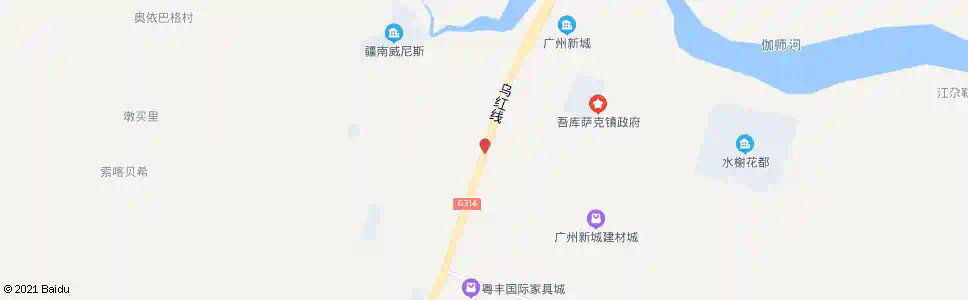 喀什吾库沙库乡_公交站地图_喀什公交_妙搜公交查询2025