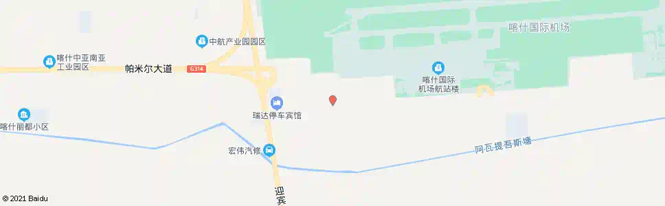 喀什水泥厂(迎宾大道)_公交站地图_喀什公交_妙搜公交查询2025