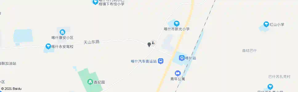 喀什乃孜尔巴格乡十一村_公交站地图_喀什公交_妙搜公交查询2025