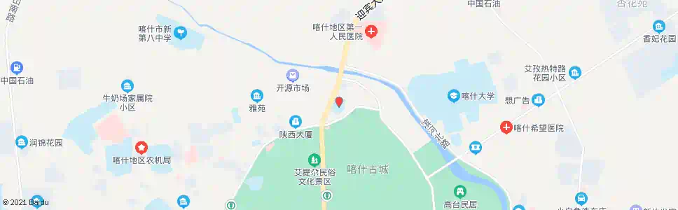 喀什九小队_公交站地图_喀什公交_妙搜公交查询2025