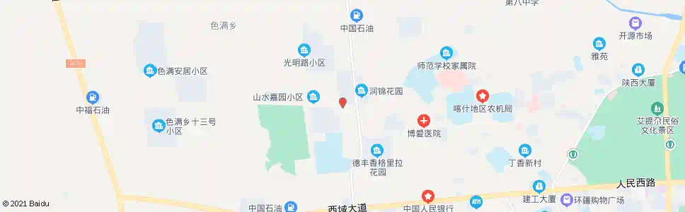 喀什喀克瓦克_公交站地图_喀什公交_妙搜公交查询2025