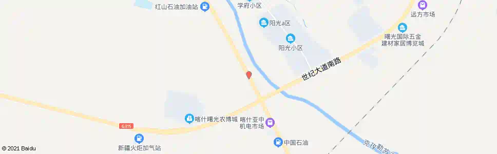 喀什修理厂_公交站地图_喀什公交_妙搜公交查询2025