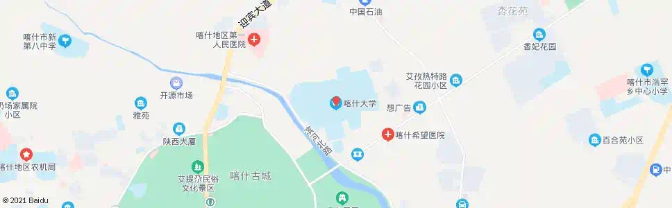 喀什学校_公交站地图_喀什公交_妙搜公交查询2025