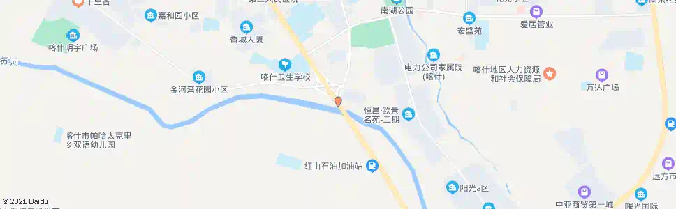 喀什七里桥_公交站地图_喀什公交_妙搜公交查询2025